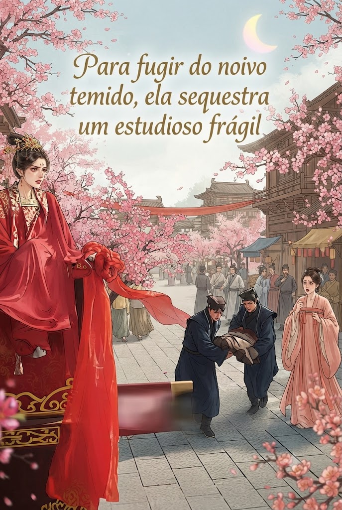 Para fugir do noivo temido, ela sequestra um estudioso frágil